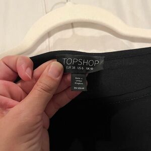 Topshop Classic Black Long Sleeve Dress